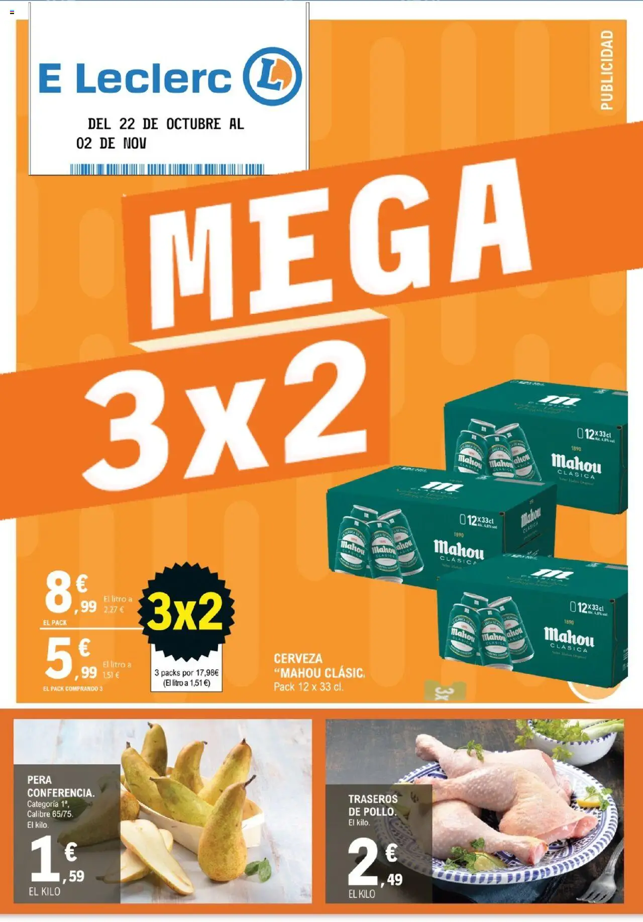 E.Leclerc folleto - Página de 1 - Válido desde 22/10/2025