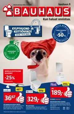Esikatselu Bauhaus tarjoukset voimassa alkaen 29/10/2025