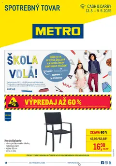 Metro leták platný od 13.08.2025