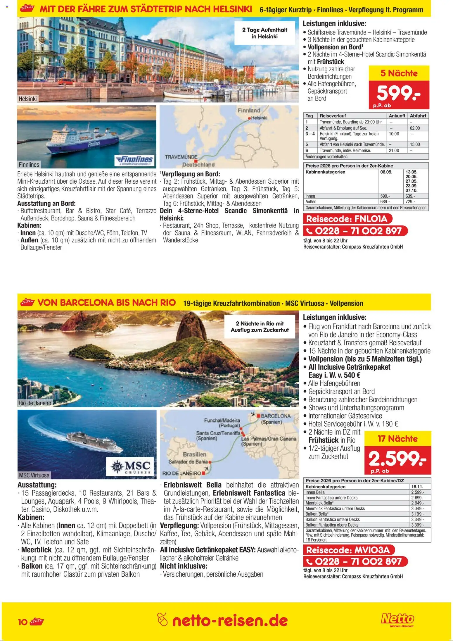 Netto Reisen Prospekt 	 - Seite 10 - gültig ab 26.03.2026