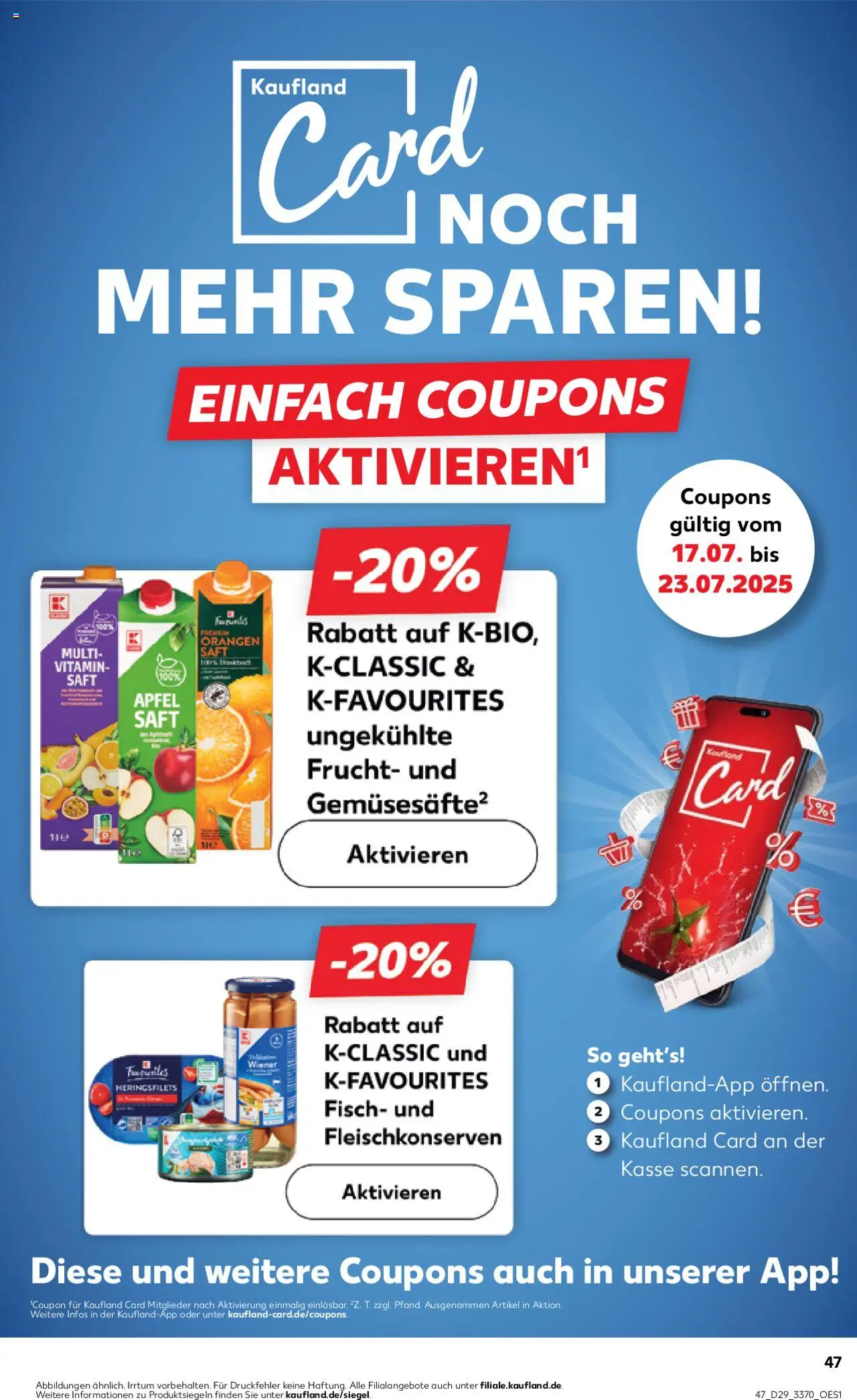 Kaufland Prospekt 	 - Seite 47 - gültig ab 17.07.2025