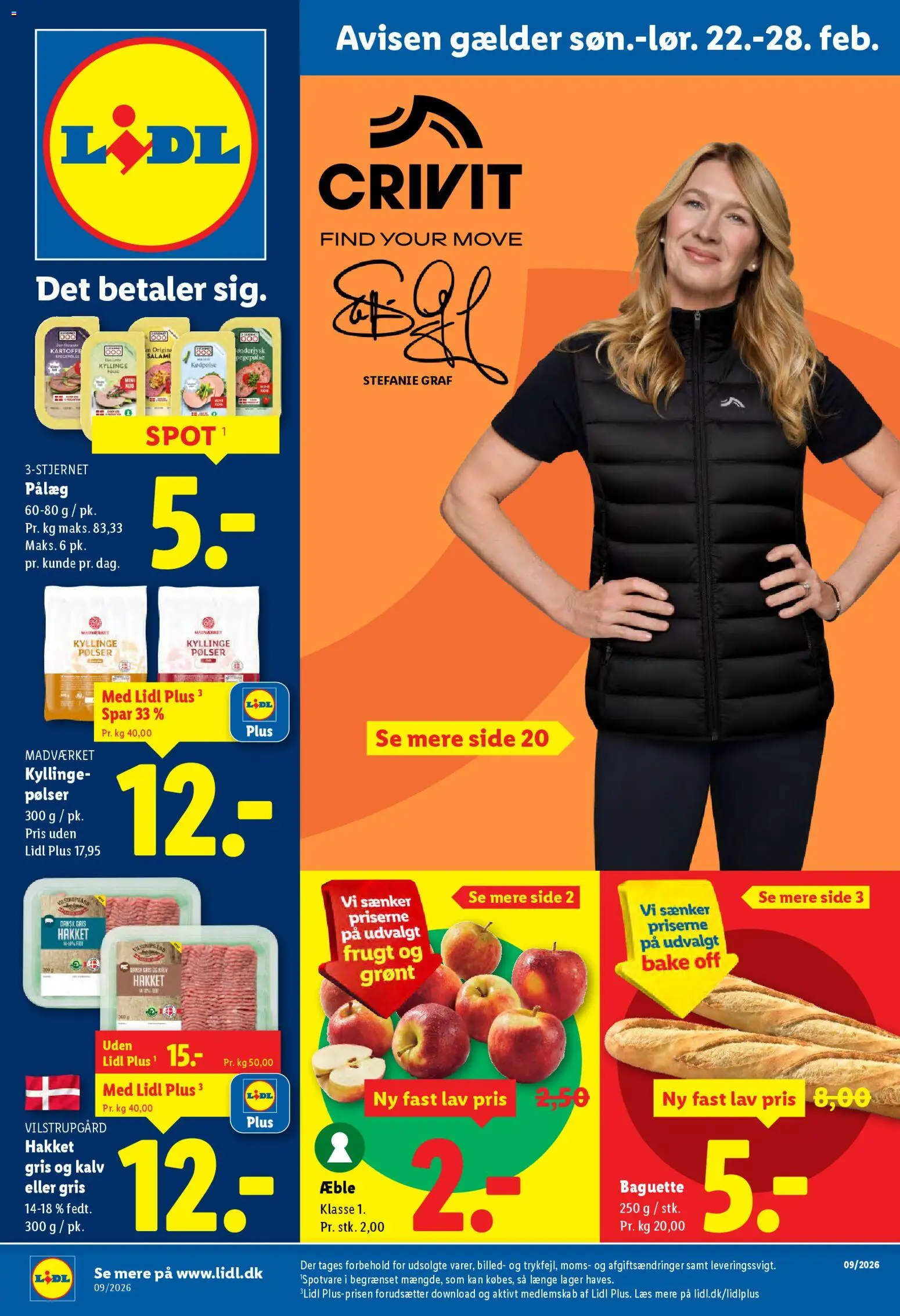 Lidl - Tilbudsavis - side 1- gyldig fra 22/02/2026