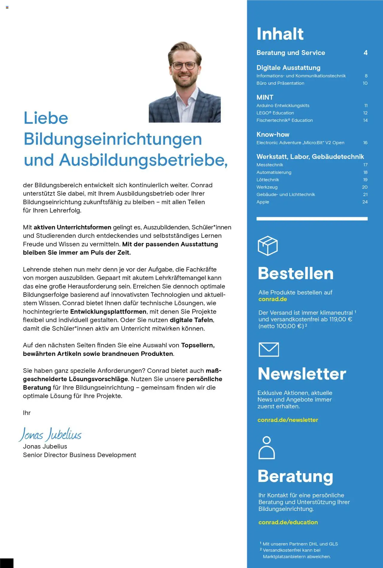 Conrad Education Katalog - Seite 3 - gültig ab 01.01.2025