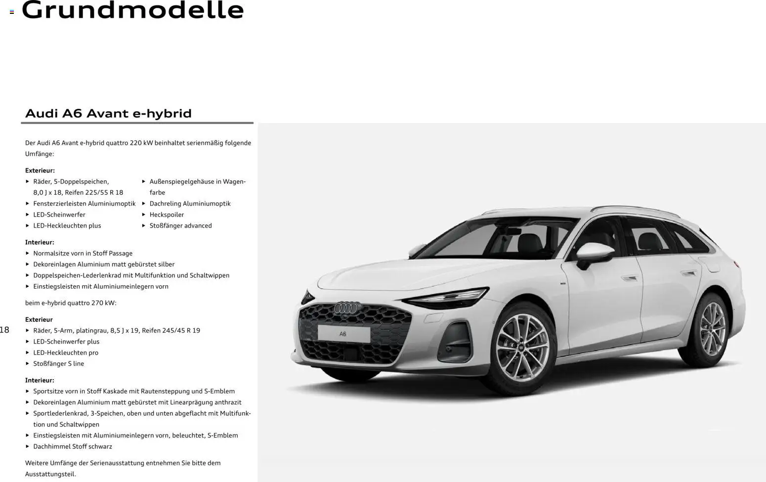 Audi A6 - Seite 18 - gültig ab 28.10.2025