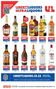Preview Ultra Liquors Liberty Liquors Specials valid from 16/04/2026