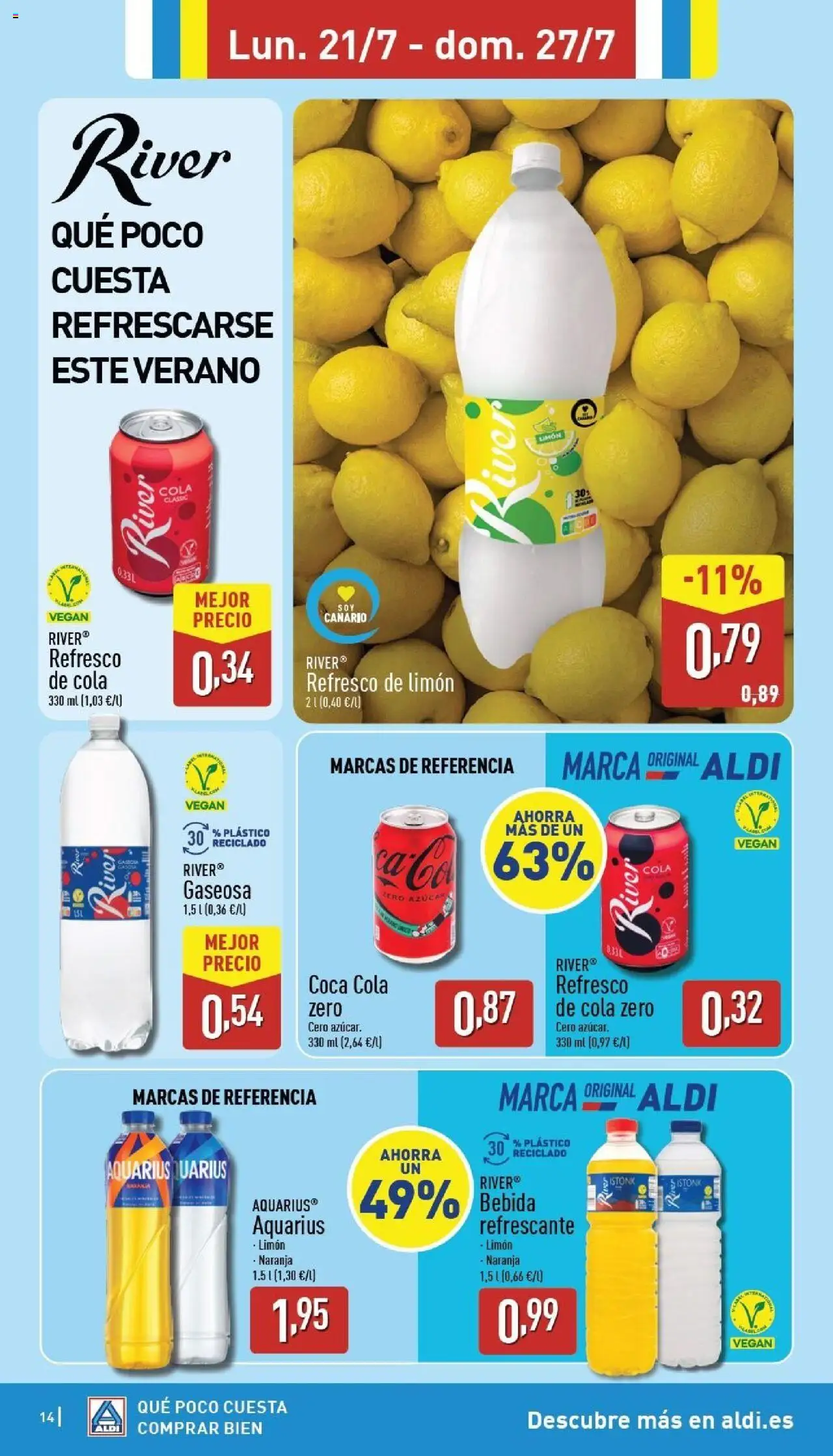 Aldi folleto Canarias - Página de 14 - Válido desde 21/07/2025