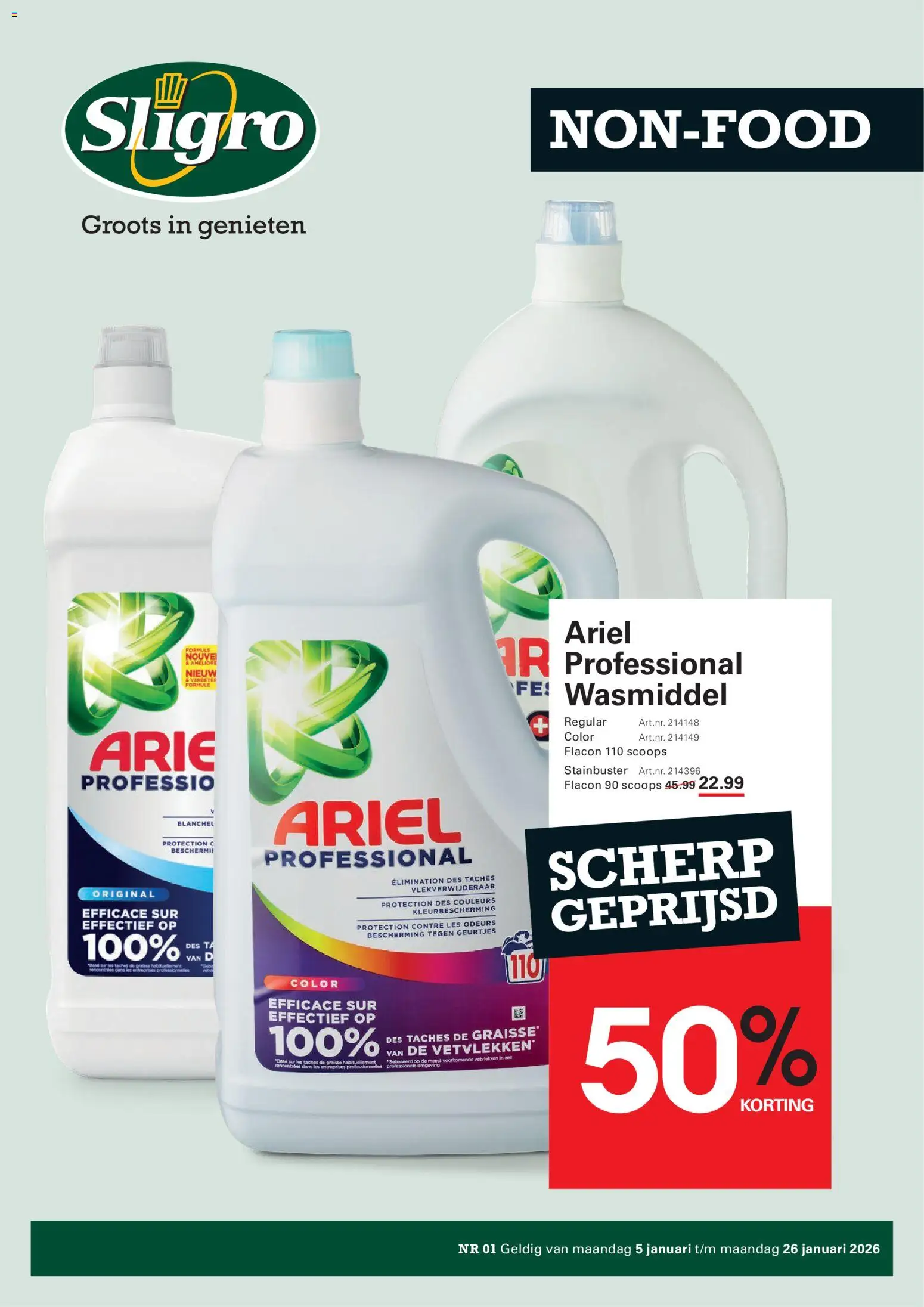 Sligro - Non-Food - pagina 1- geldig vanaf 05-01-2026