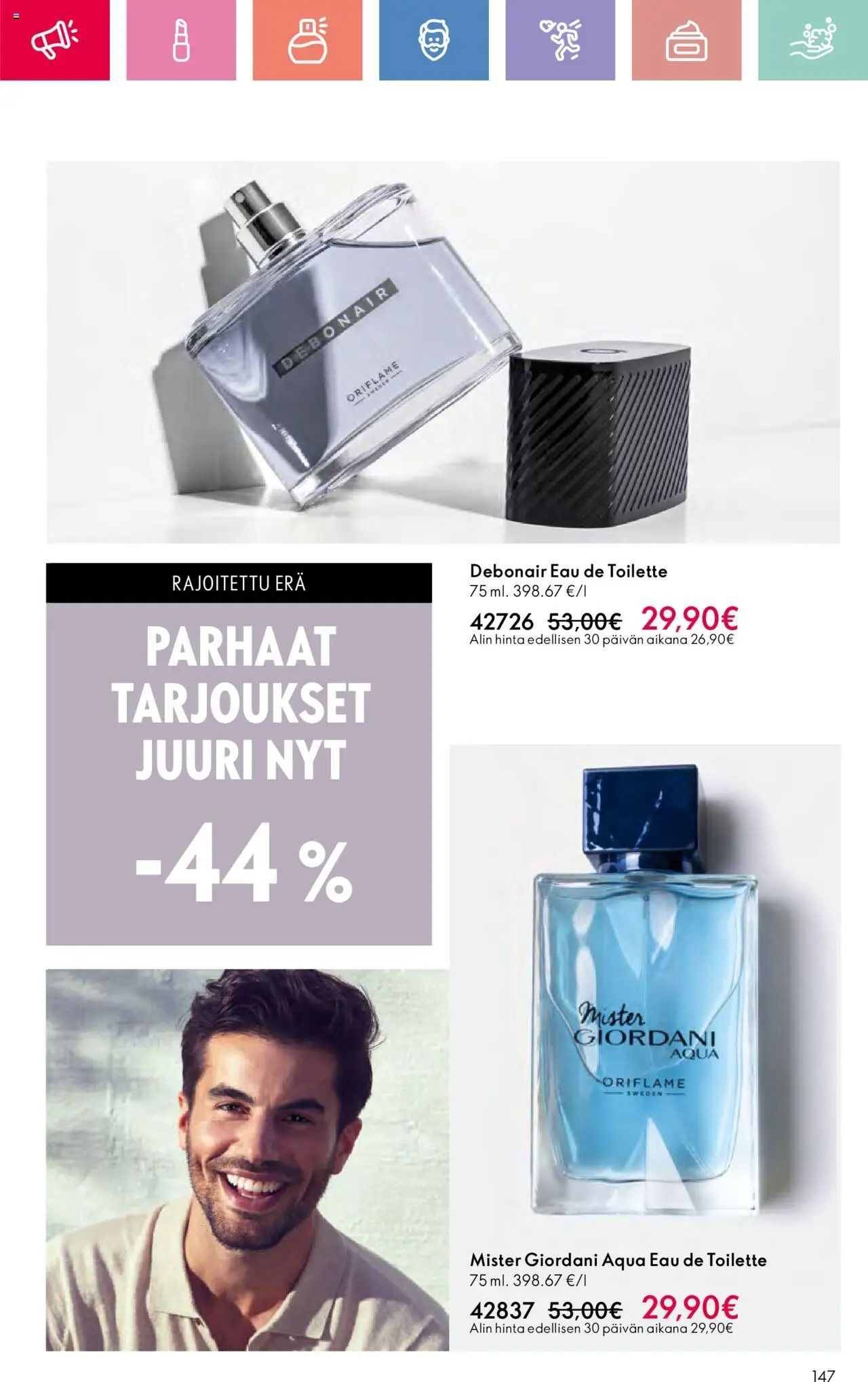 Oriflame Esite 10 - sivu 147- voimassa alkaen 13/07/2025