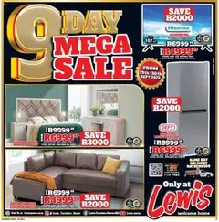 Preview Lewis Stores Specials valid from 19/09/2025