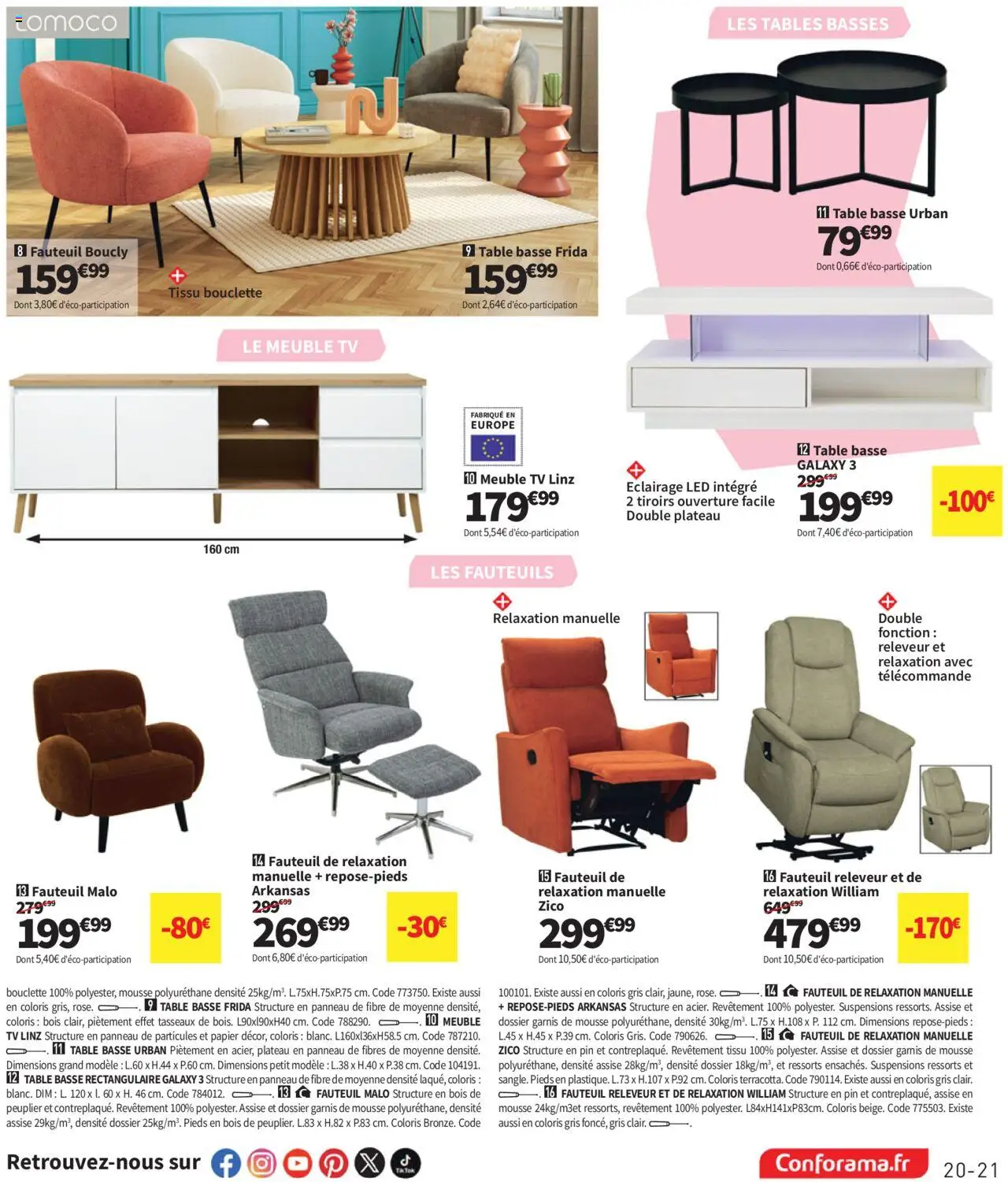 Conforama catalogue - page 21 - valable à partir du 08/07/2025