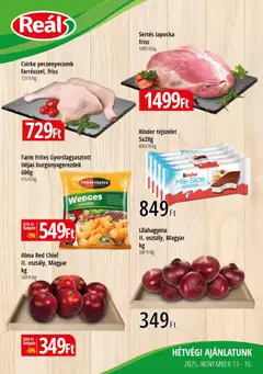 Előnézet Reál Bevásárló hétvége - Kelet Magyarország érvényes 2025.11.13.-tól