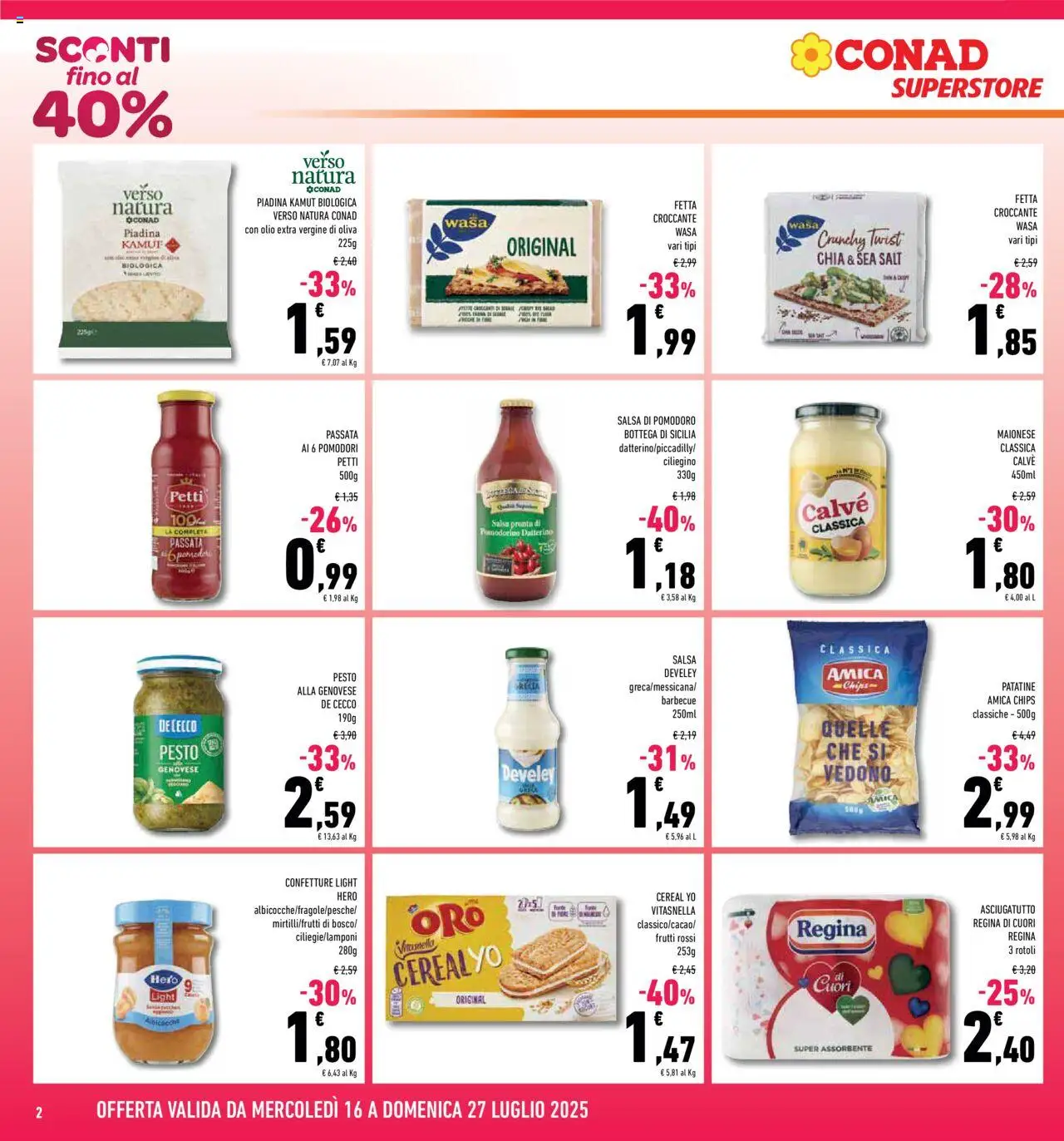 Conad Superstore Campania catalogo - pagina 2 - valido dal 16/07/2025
