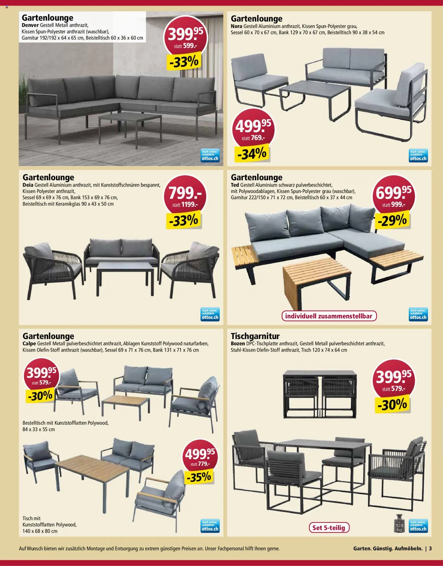 Otto's Aktionen Gartenmöbel - page 3- valid from 03.03.2026