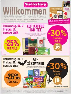 Vorschau Sutterlüty Flugblatt gültig ab 30.10.2025
