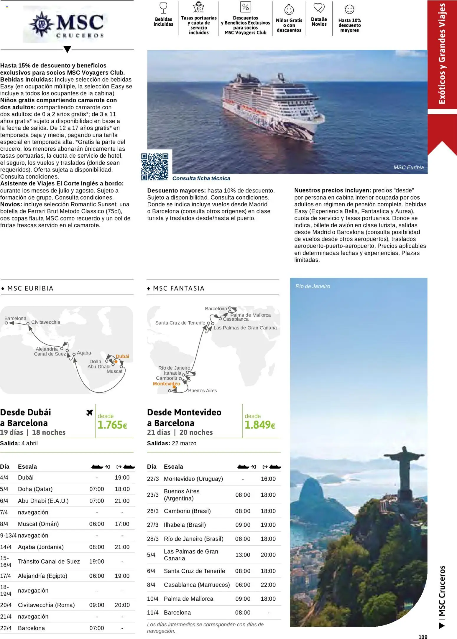 Viajes El Corte Inglés Cruceros marítimos - Página de 110 - Válido desde 01/01/2026