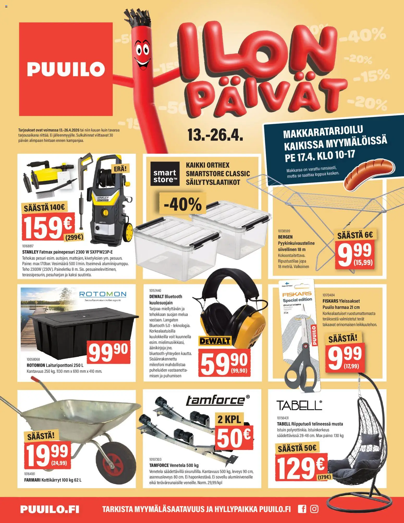 Puuilo tarjoukset - sivu 1- voimassa alkaen 13/04/2026