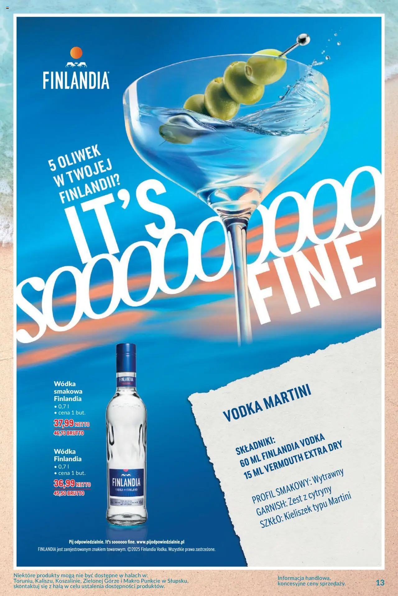 Makro Gazetka - Summer Drinks w dostawie z alkoholem - strona 13- ważny od 14.07.2025