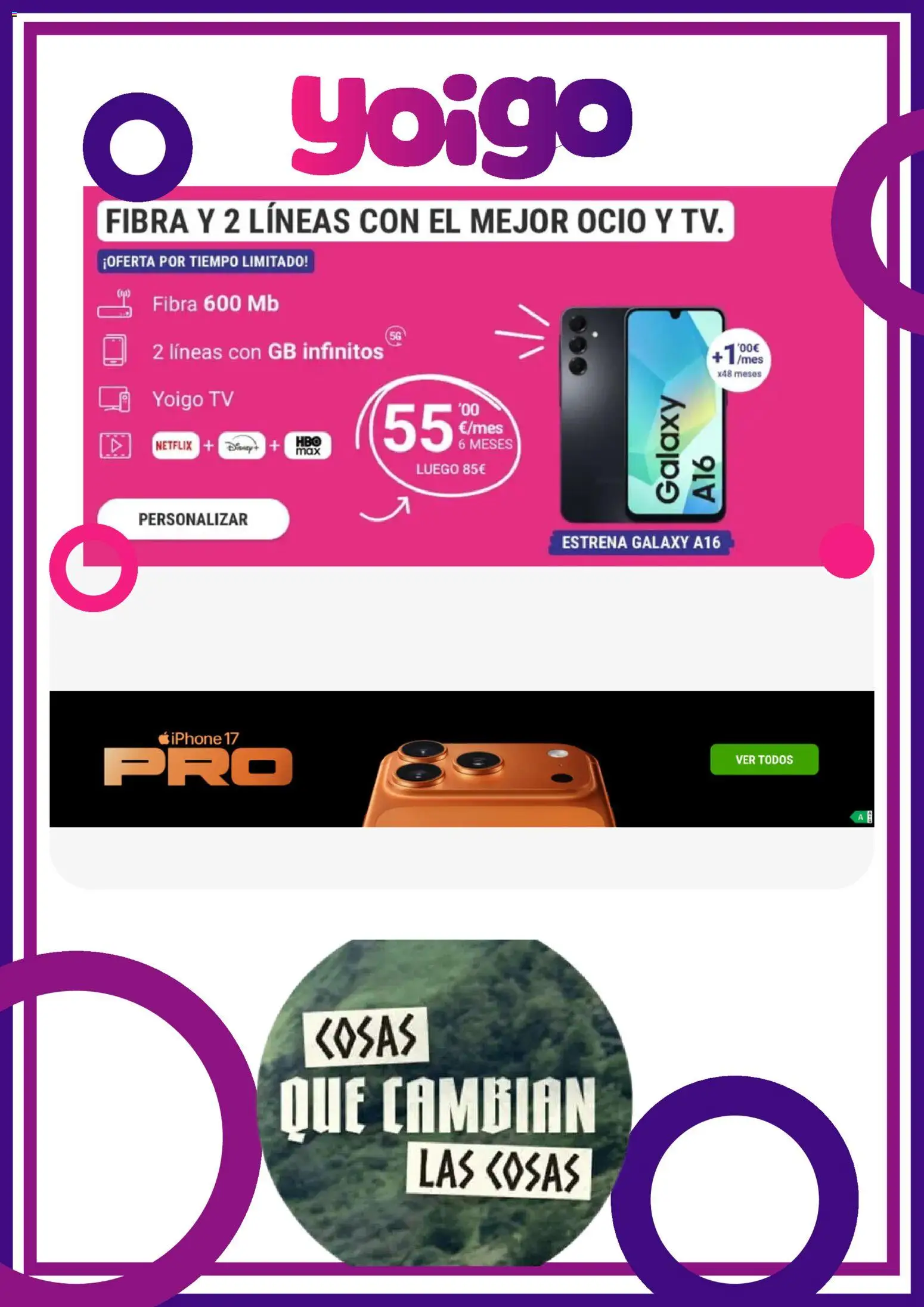 Yoigo ofertas - Página de 1 - Válido desde 15/02/2026