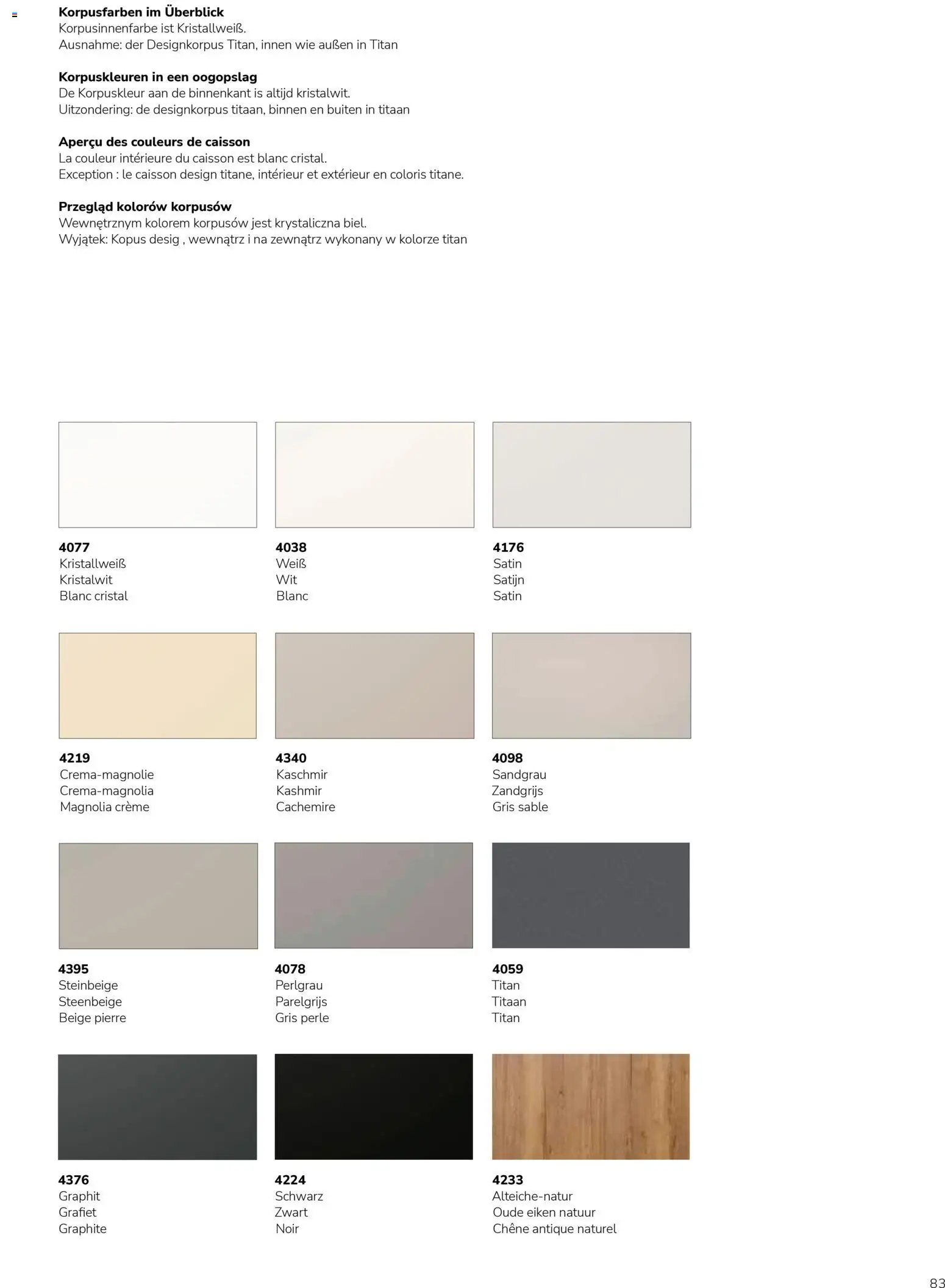 Ostermann Impressa Küchenprospekt 2026 - Seite 85 - gültig ab 01.01.2026