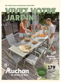 Aperçu Auchan - Jardinage, meubles jardin valable à partir du 03/03/2026