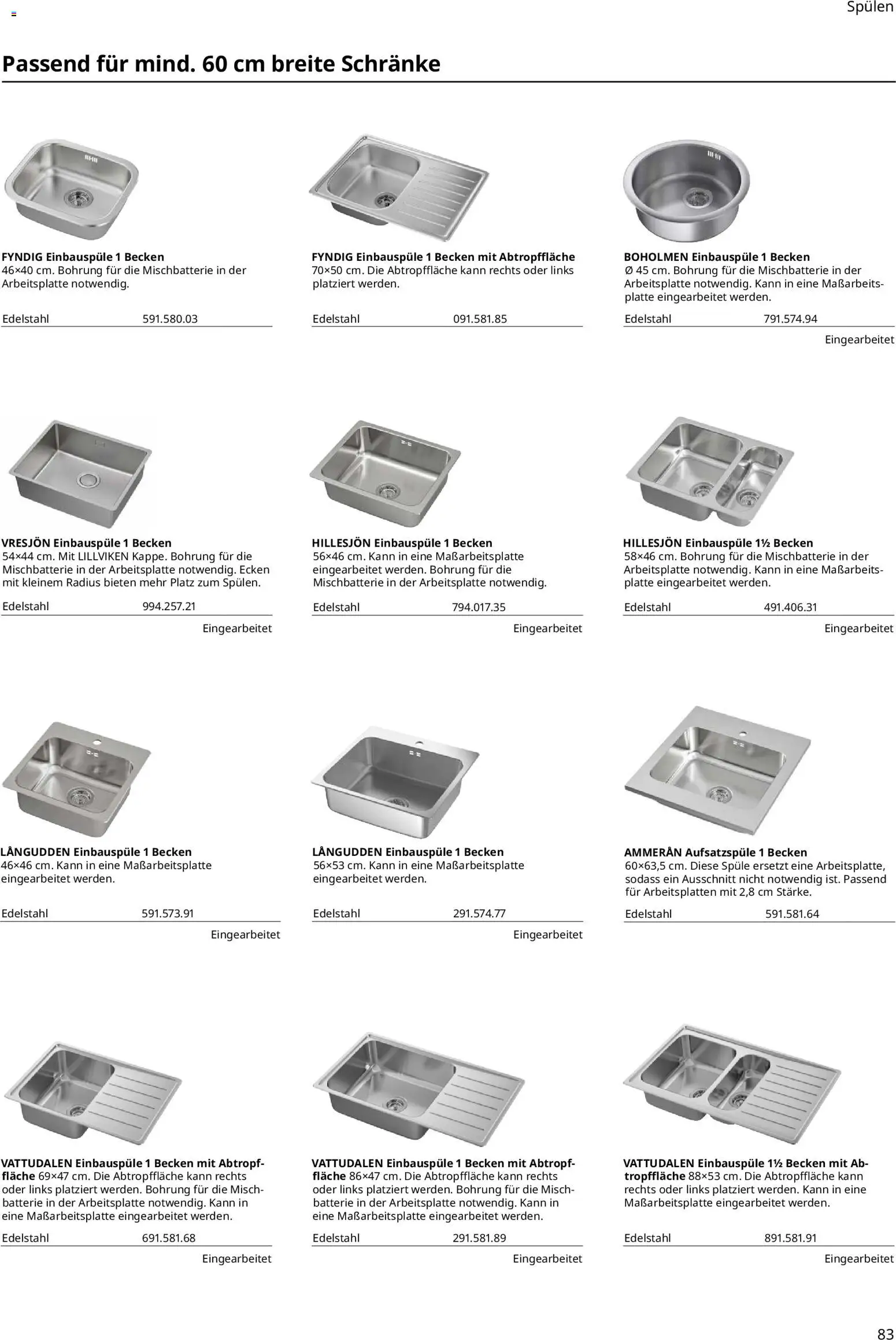 Ikea Küchen  - Seite 83 - gültig ab 02.01.2026