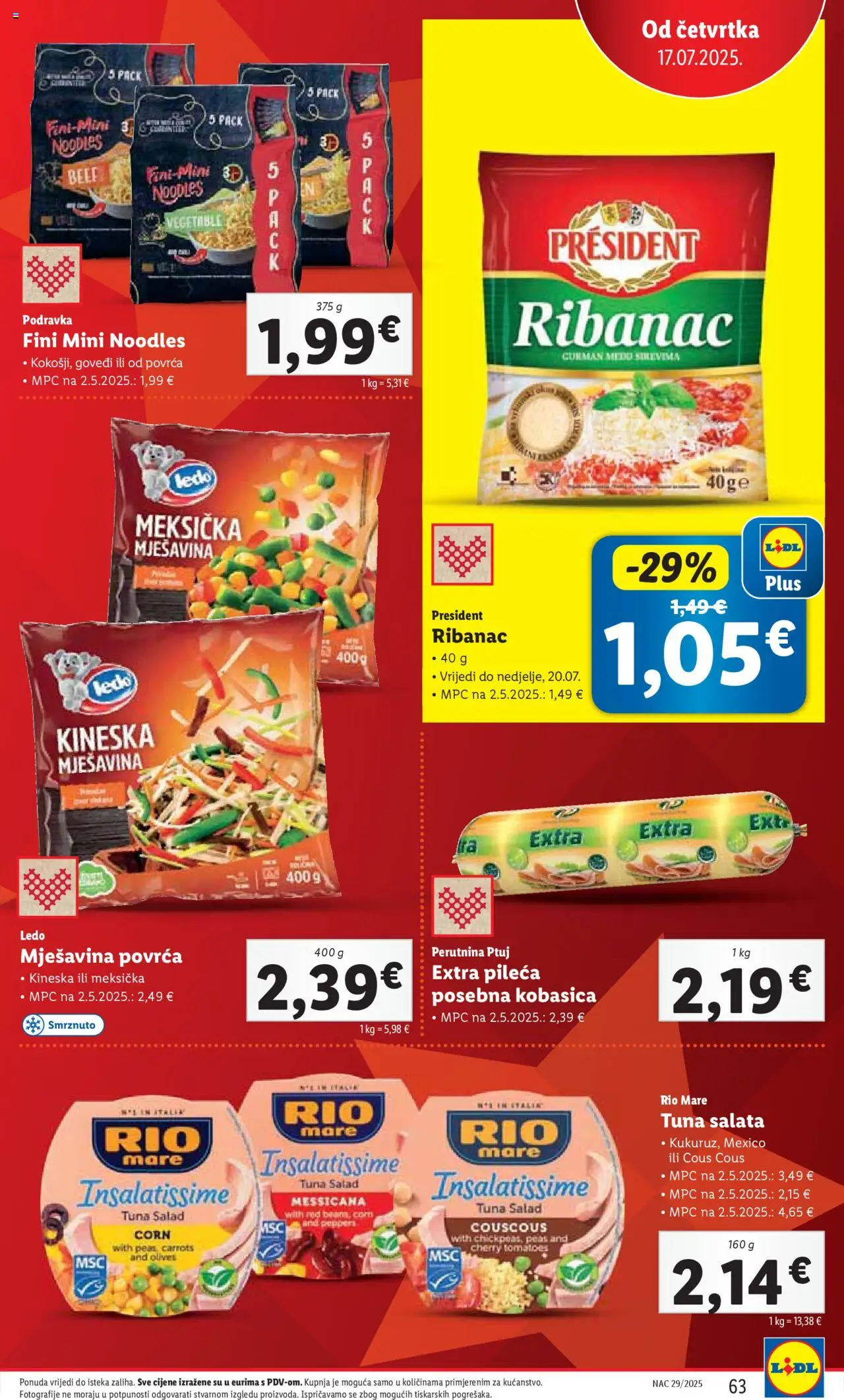 Katalog Lidl - stranica 63- važeći od 14.07.2025