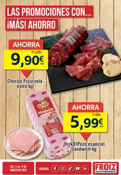 Vista previa del folleto Froiz Oferta semanal válido desde 11/08/2025