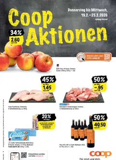 Vorschau Coop Aktionen gültig ab 19.02.2026