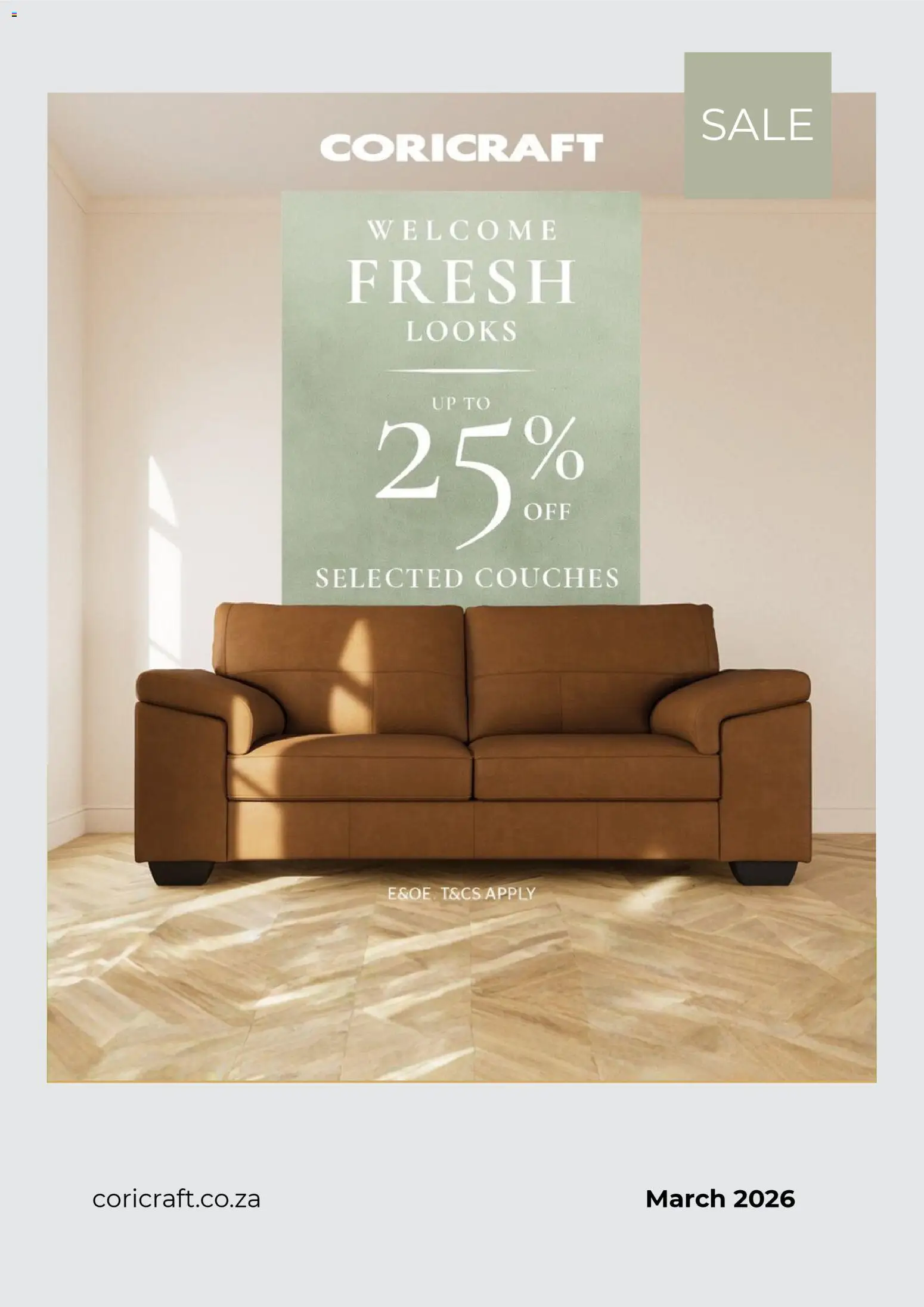 Coricraft Specials - page 1- valid from 01/03/2026