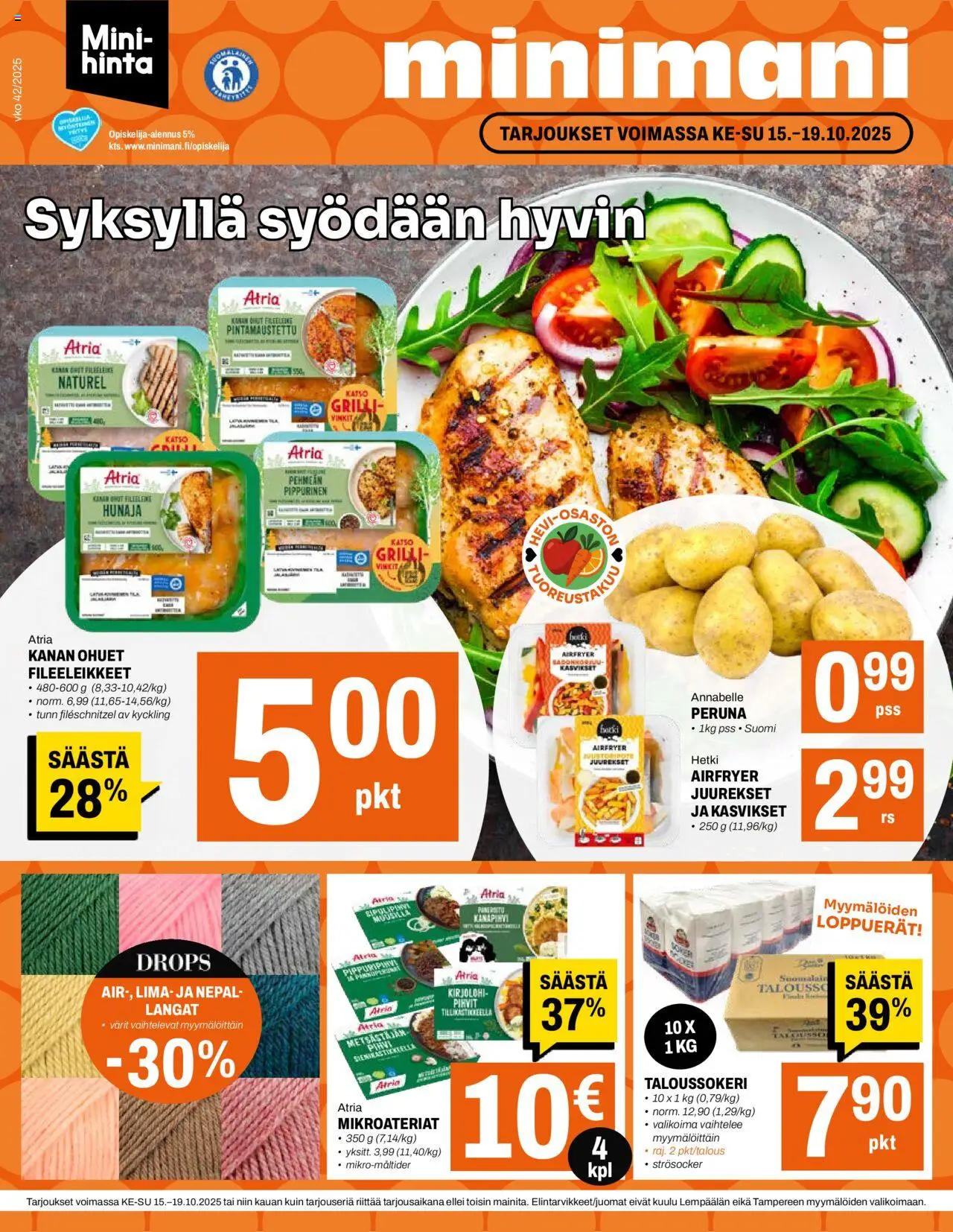 Minimani tarjoukset - sivu 1- voimassa alkaen 15/10/2025