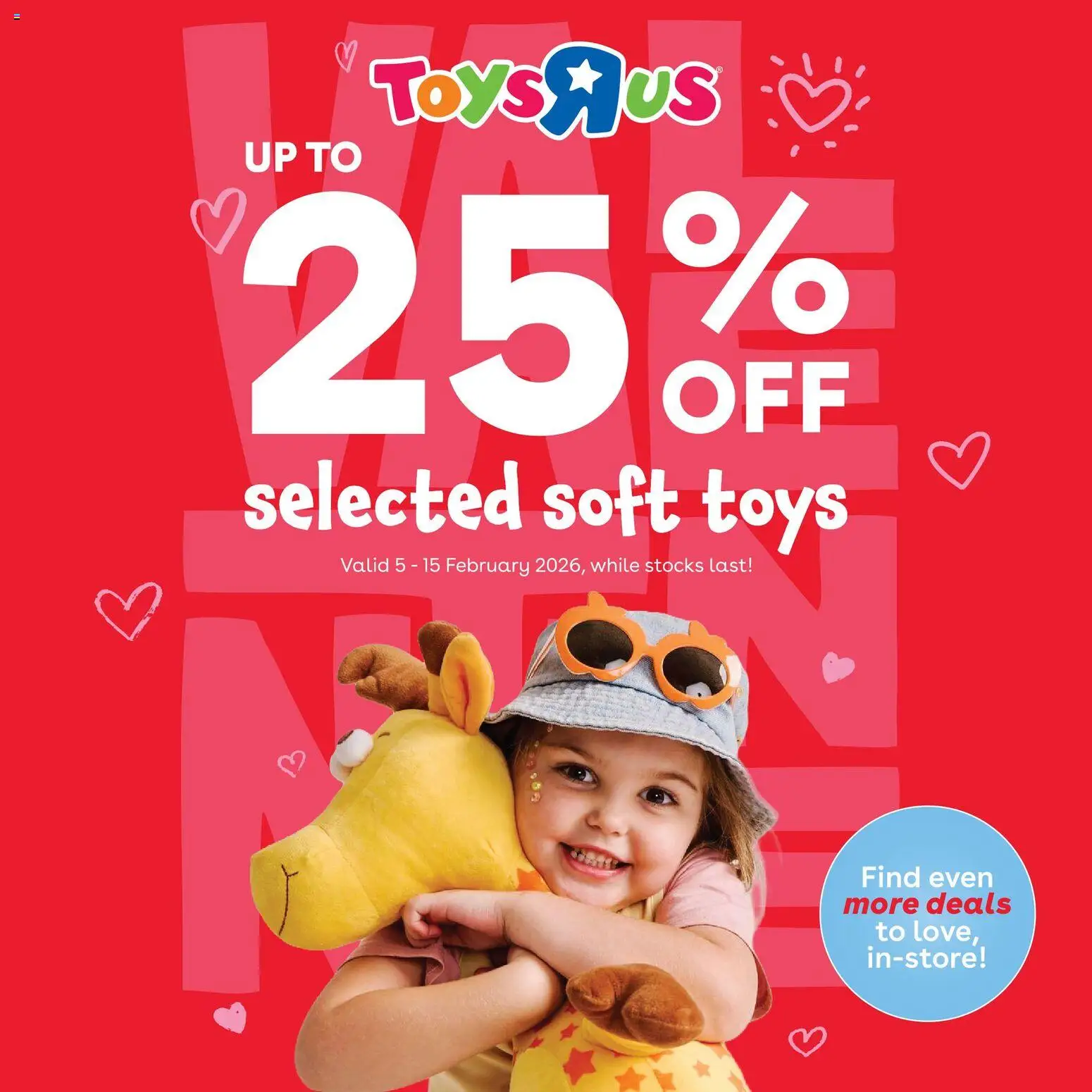 Toys R Us Valentine’s Day Special  - page 1- valid from 05/02/2026