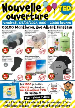 Aperçu TEDi - Nouvelle Ouverture | Montluçon valable à partir du 05/09/2025
