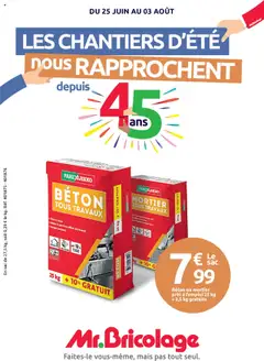 Aperçu Mr. Bricolage les chantiers d’été valable à partir du 25/06/2025