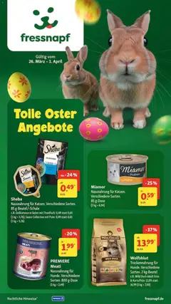 Vorschau Fressnapf Prospekt 	 gültig ab 26.03.2026