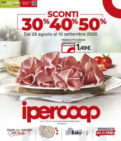Anteprima Volantino Ipercoop	 valida dal 28/08/2025