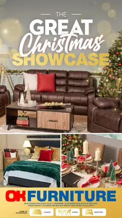 Preview OK Furniture - The Great Christmas Showcase valid from 17/11/2025