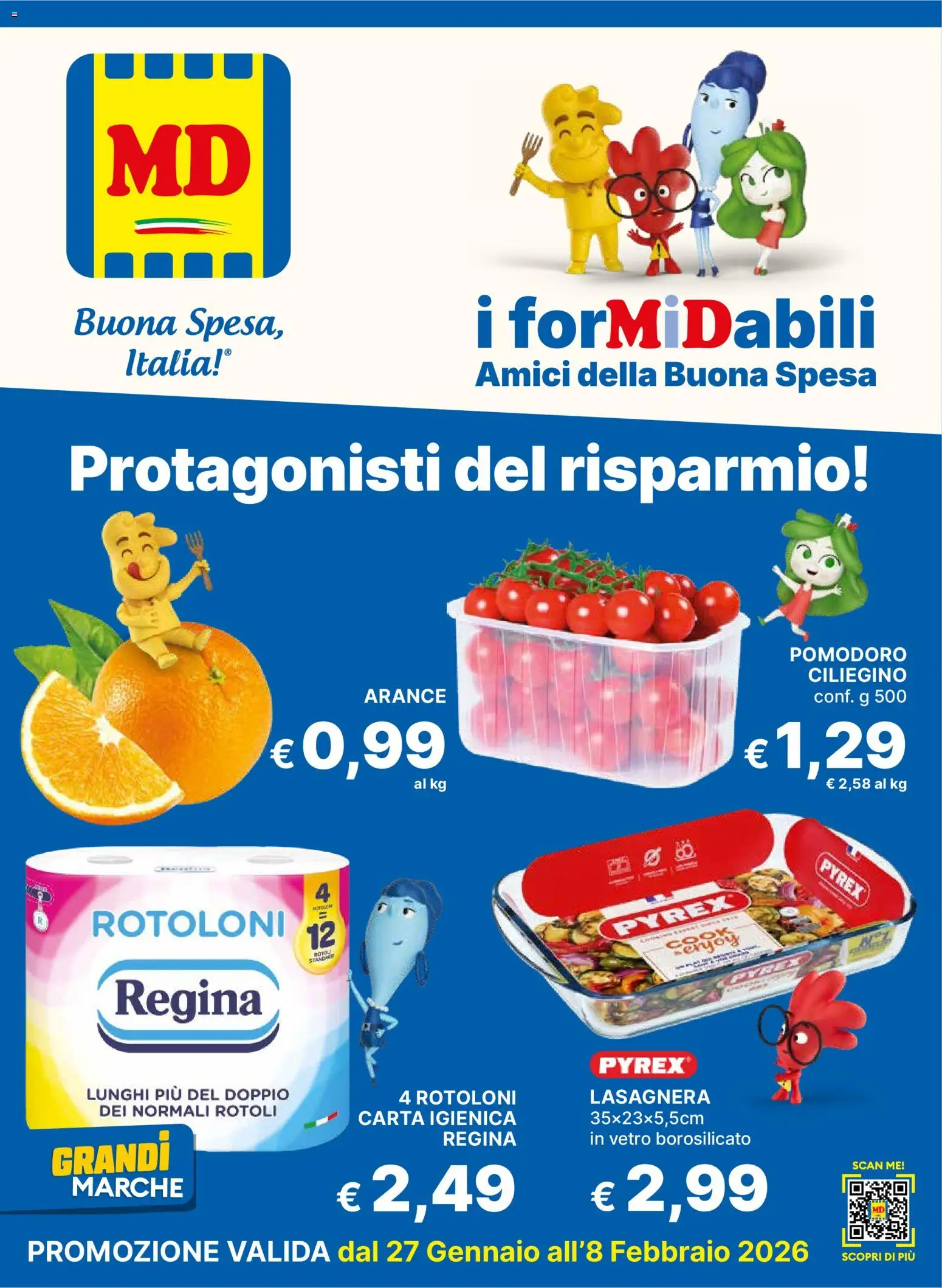Volantino MD Discount	 - pagina 1 - valido dal 27/01/2026