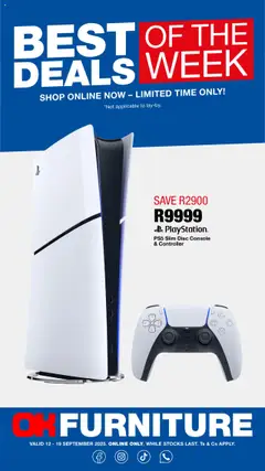 Preview OK Furniture - Best Deals Of The Week valid from 12/09/2025