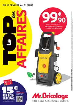 Aperçu Mr. Bricolage catalogue valable à partir du 18/02/2026