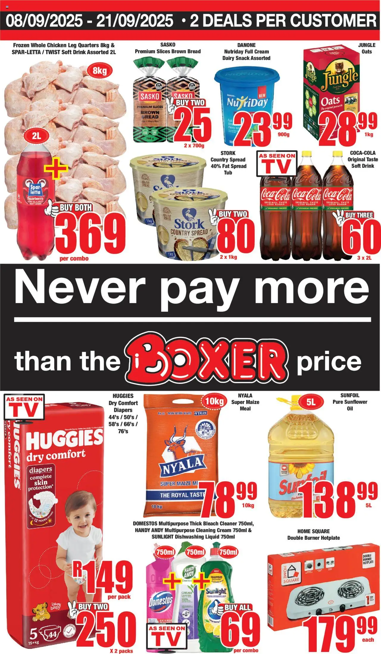Boxer  - Specials - page 1- valid from 08/09/2025