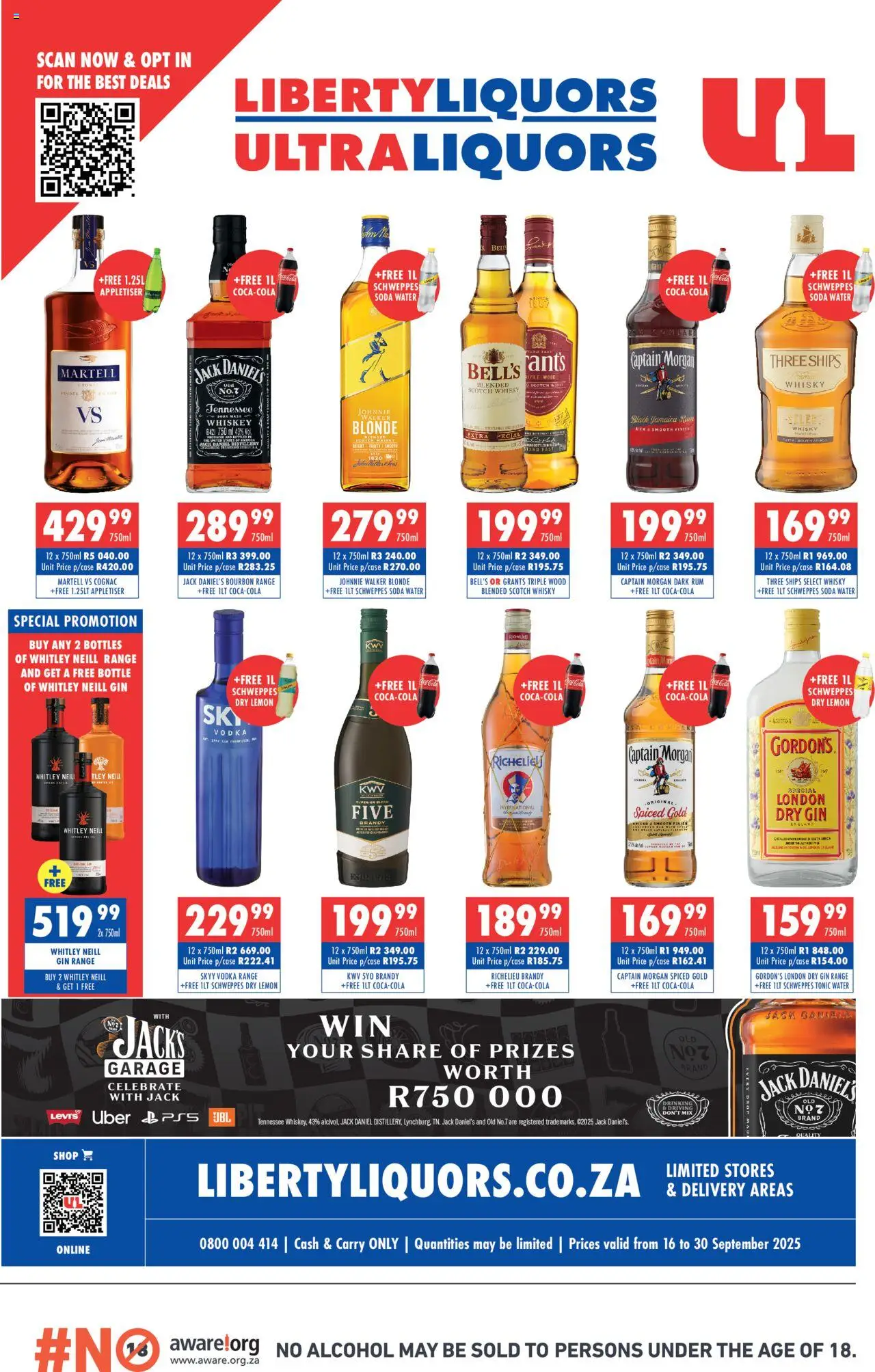 Ultra Liquors Specials - page 1- valid from 16/09/2025
