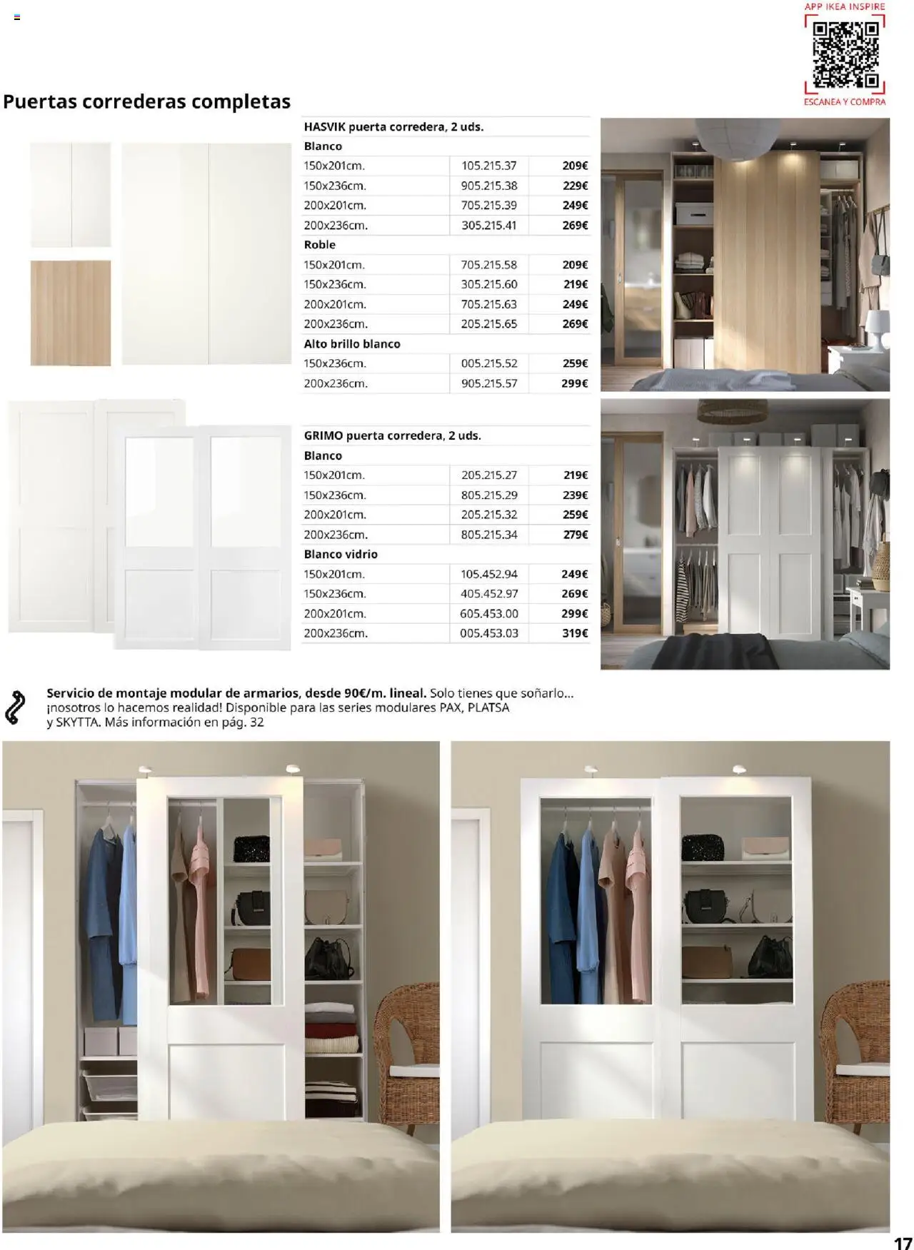 Catálogo IKEA Pax y Komplement - Página de 17 - Válido desde 01/09/2025