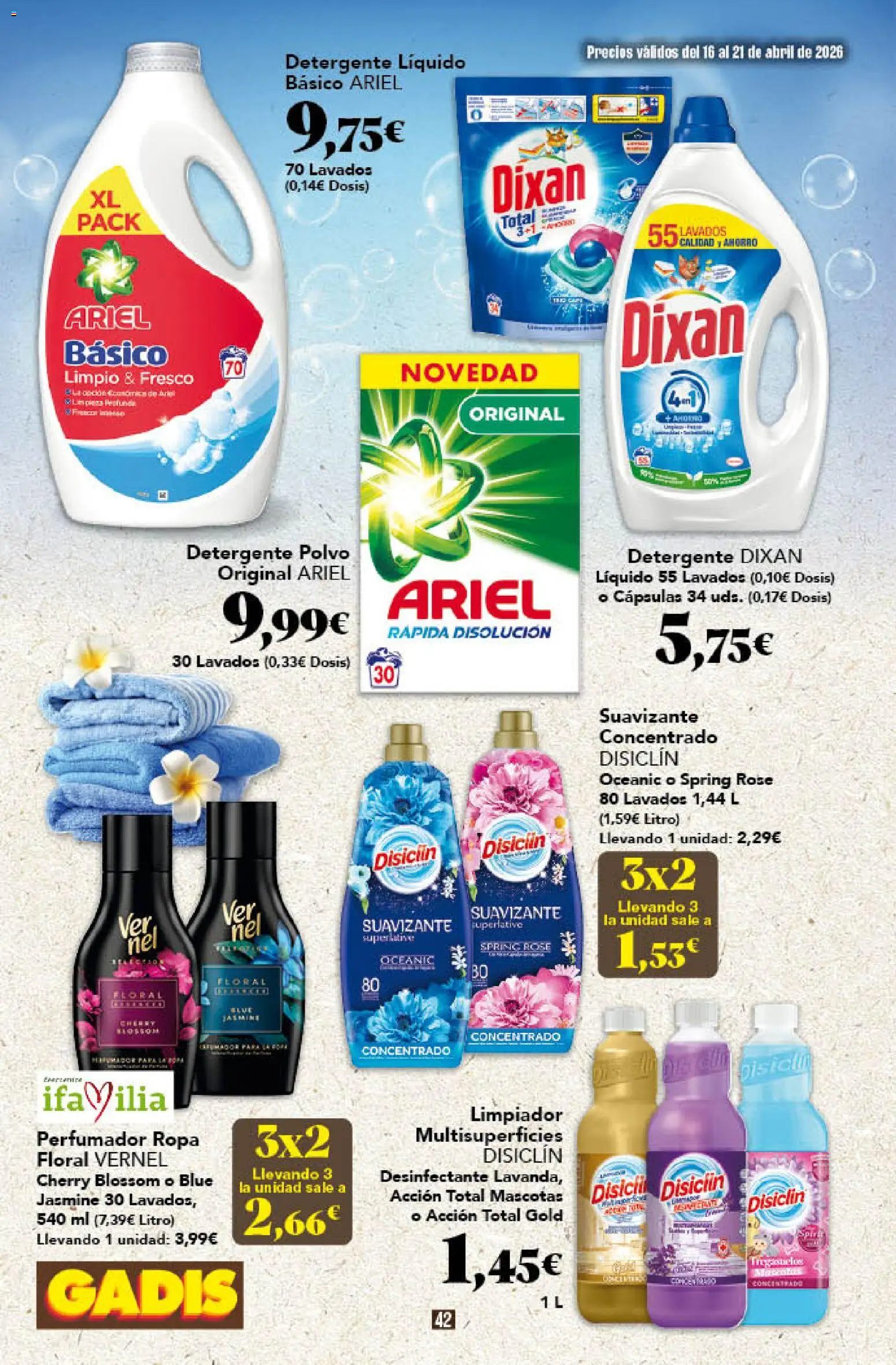 Gadis folleto - Página de 42 - Válido desde 16/04/2026