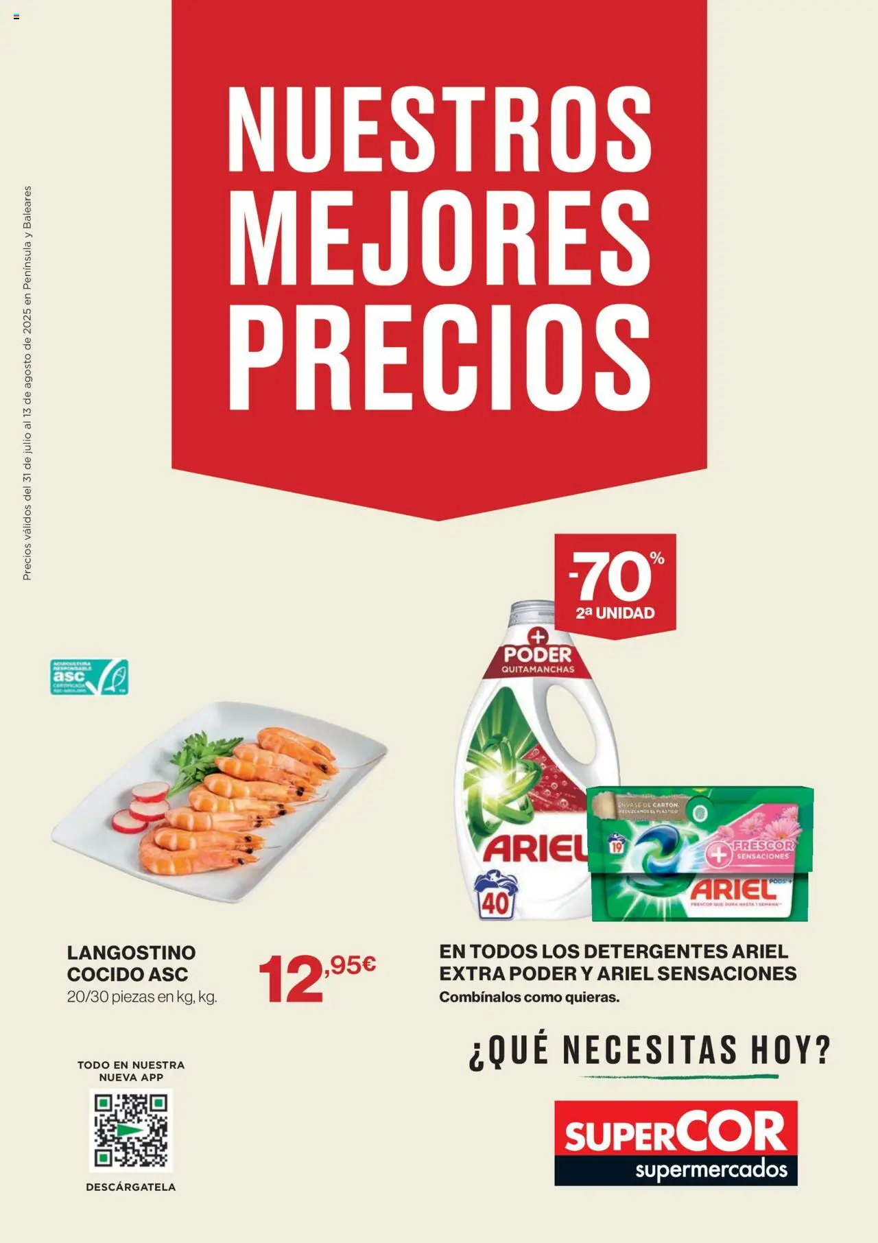 Supercor folleto - Página de 1 - Válido desde 31/07/2025