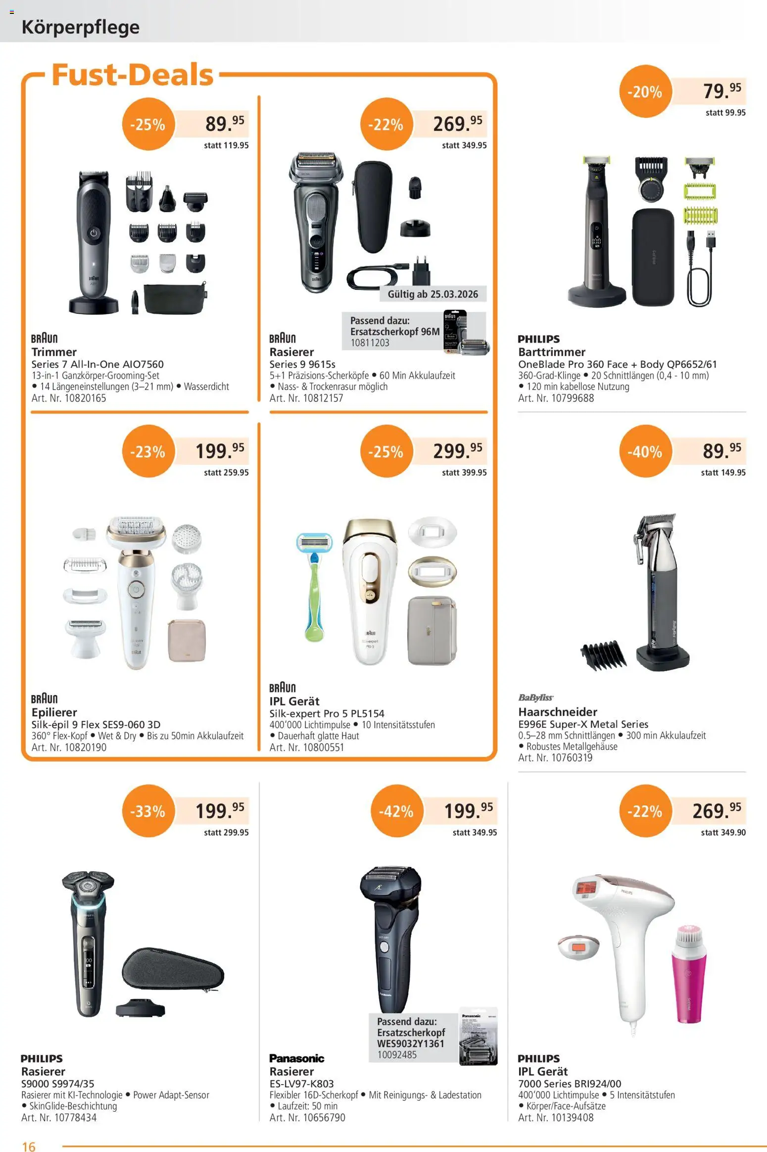 Fust aktionen - page 16- valid from 23.03.2026