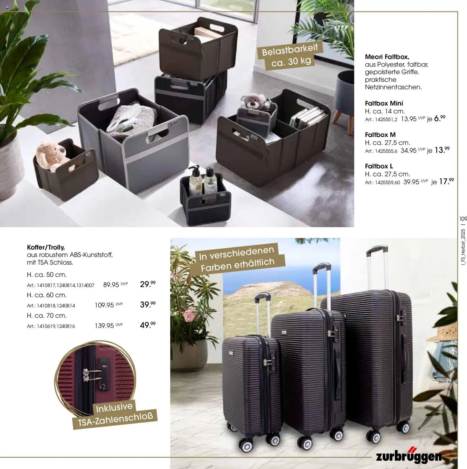 Zurbrüggen Trend-Journal Herbst - Seite 109 - gültig ab 21.10.2025