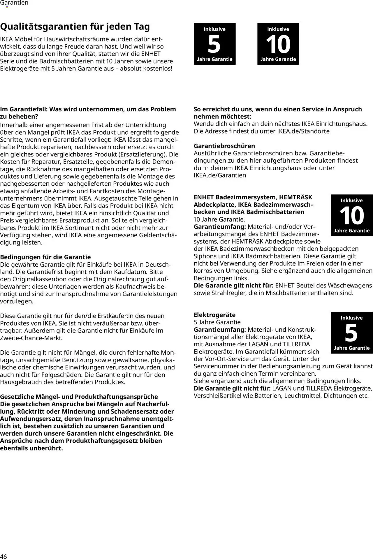 Ikea Hauswirtschaftsraum - Seite 46 - gültig ab 30.09.2025