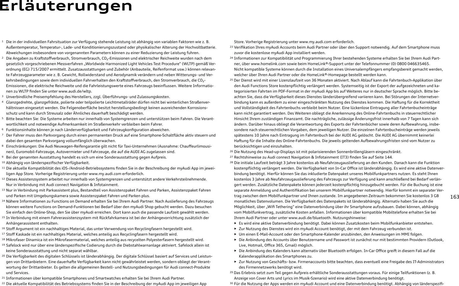 Audi  A6 e-tron - Seite 163 - gültig ab 01.10.2025