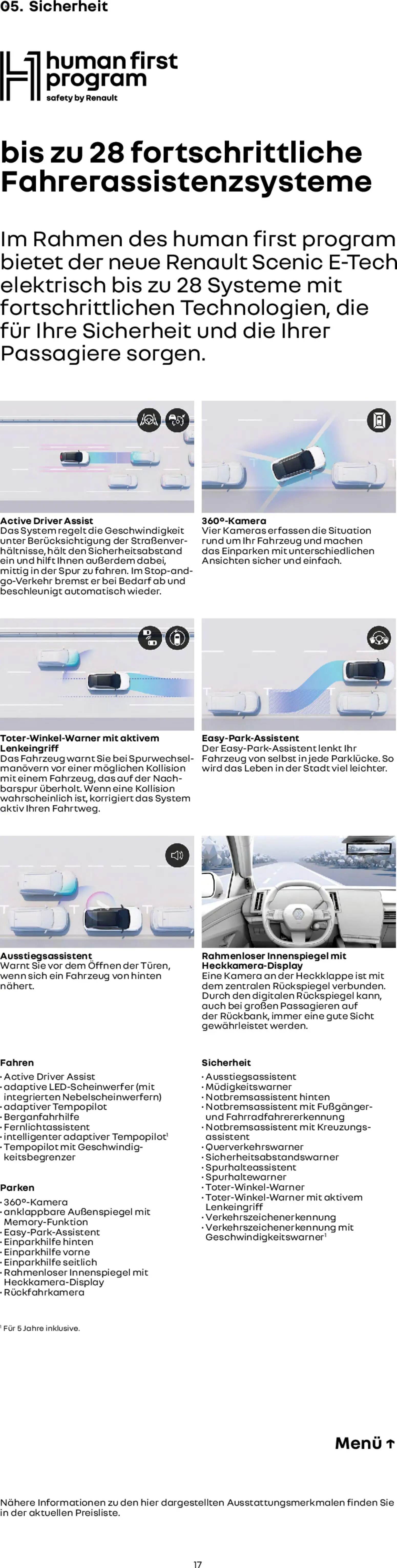 Renault Scenic E-Tech - Seite 17 - gültig ab 15.01.2026