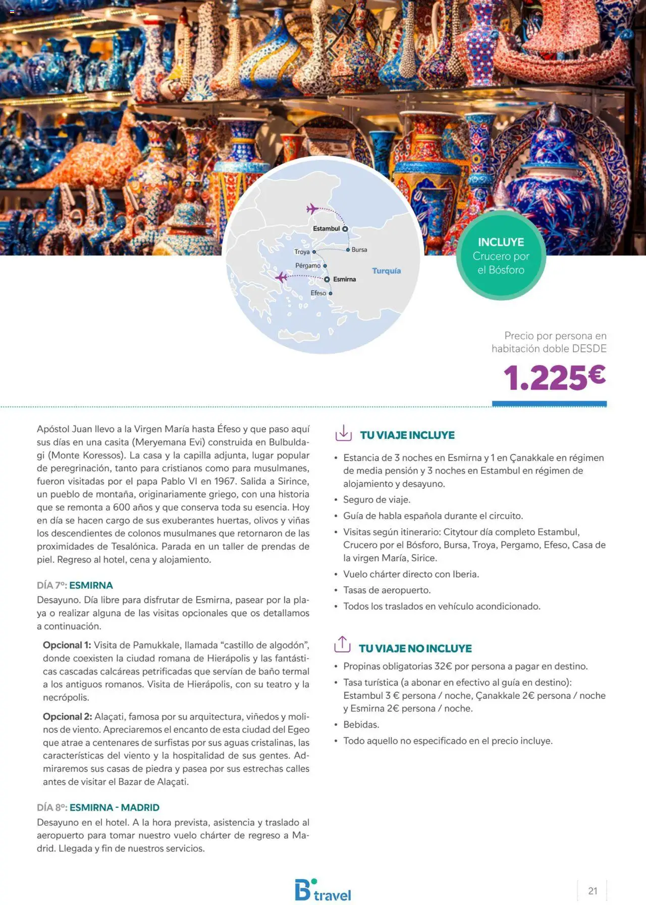 B the travel brand Turquía - Página de 21 - Válido desde 09/05/2024